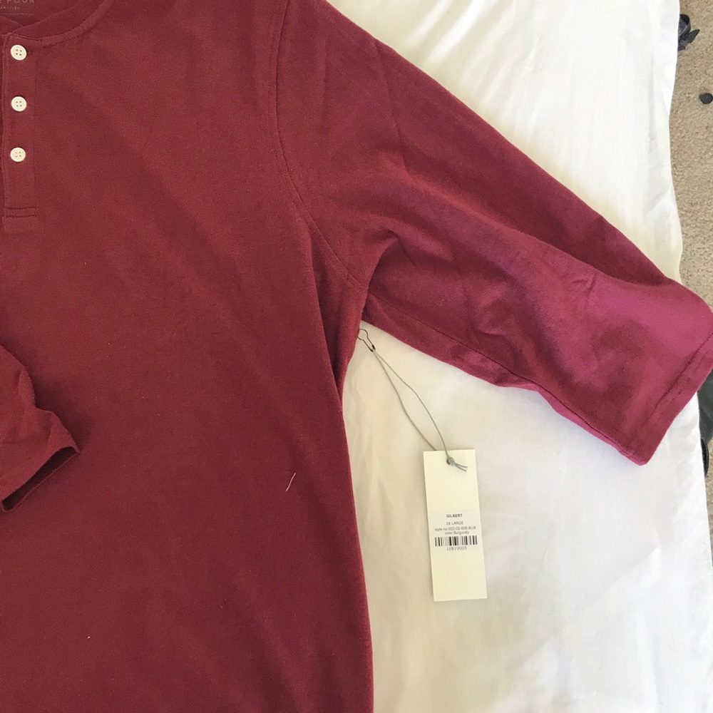 3/4 length Henley - Picture 3 of 3